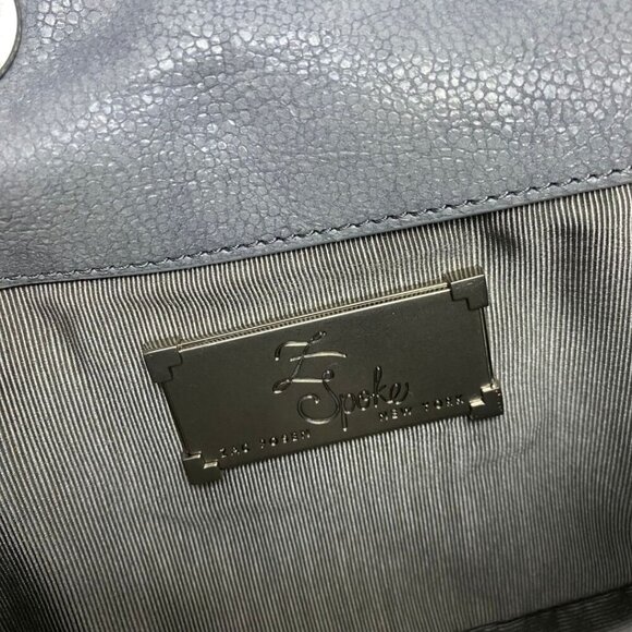 Z Spoke ZAC POSEN Americana Double Chain Strap Bag Grey/Silver - Picture 7 of 12